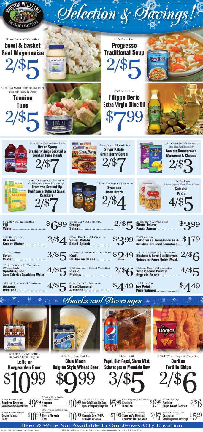 Morton Williams Weekly Ad Flyer January 22 to January 28, 2021