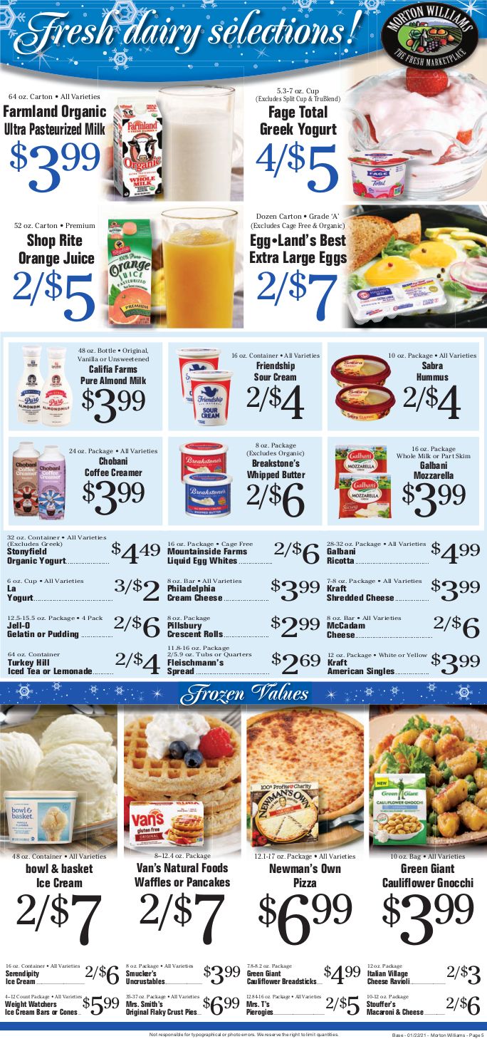Morton Williams Weekly Ad Flyer January 22 to January 28, 2021