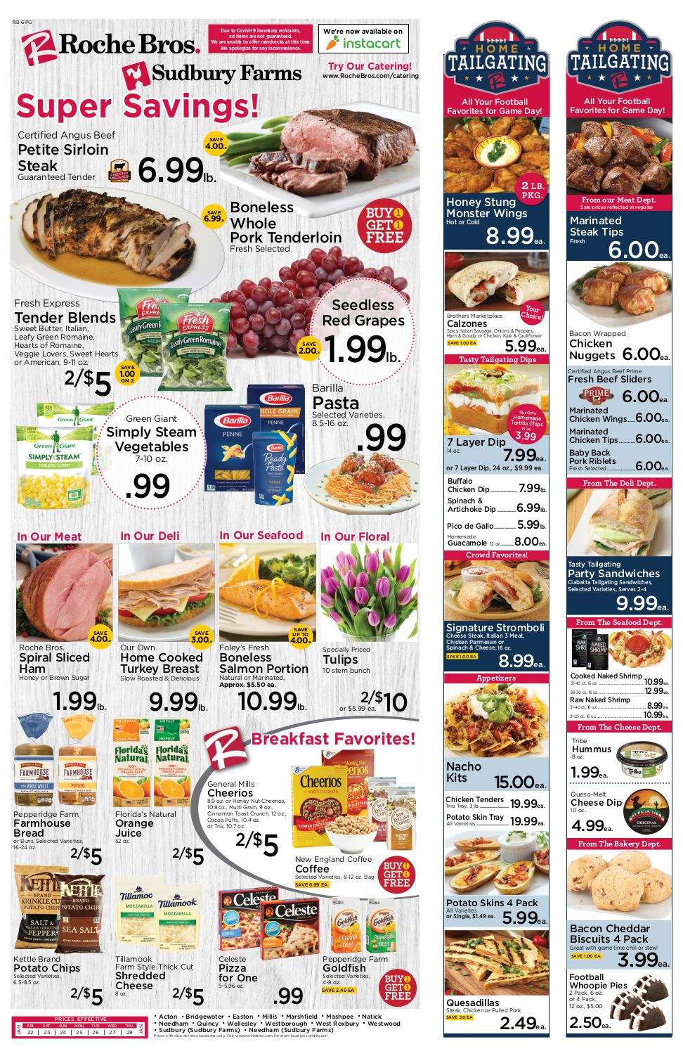 Roche Bros Supermarkets Weekly Ad Flyer January 22 to January 28, 2021
