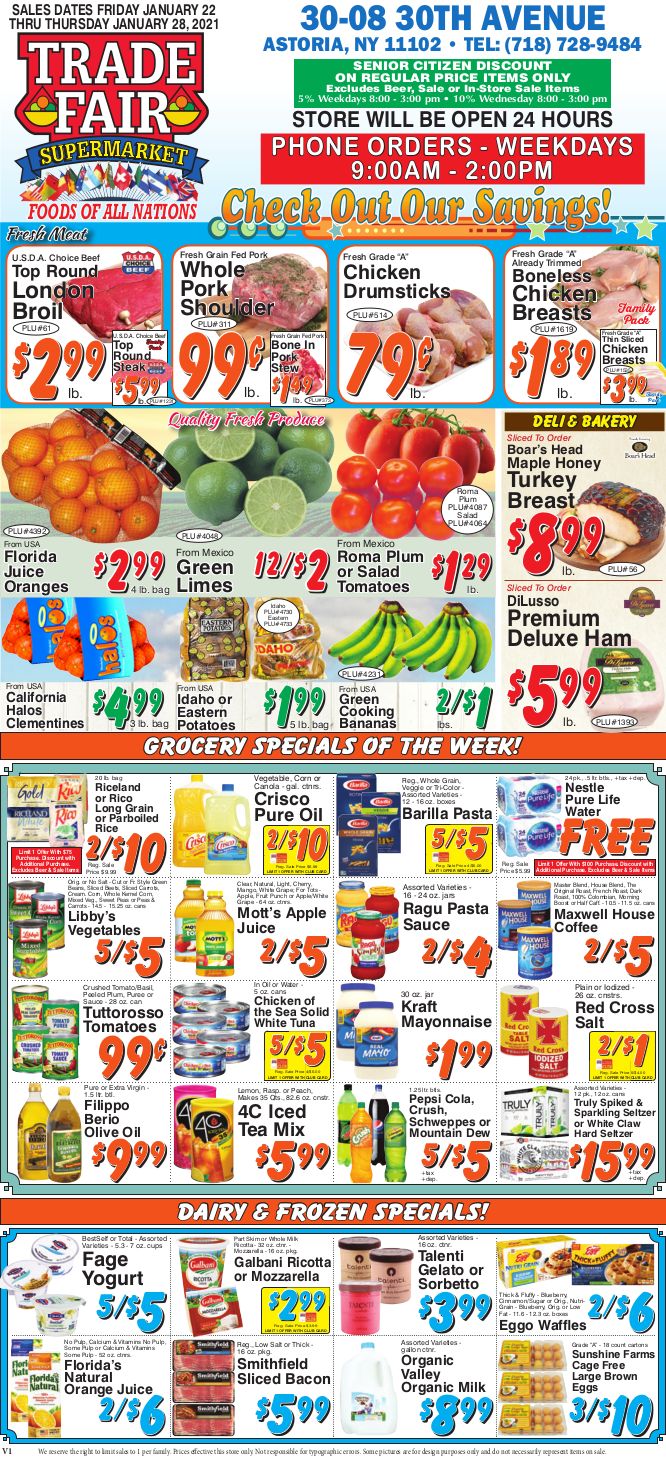 Trade Fair Supermarket Weekly Ad Flyer January 22 to January 28, 2021