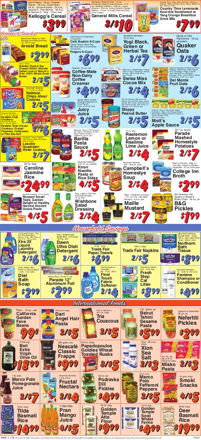 Trade Fair Supermarket Weekly Ad Flyer January 22 to January 28, 2021