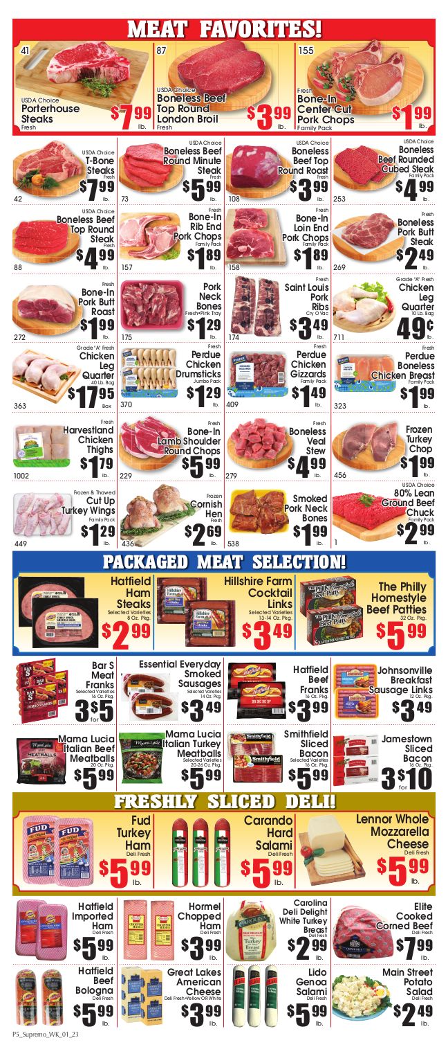Supremo Food Market Weekly Ad Flyer January 23 to January 29, 2021