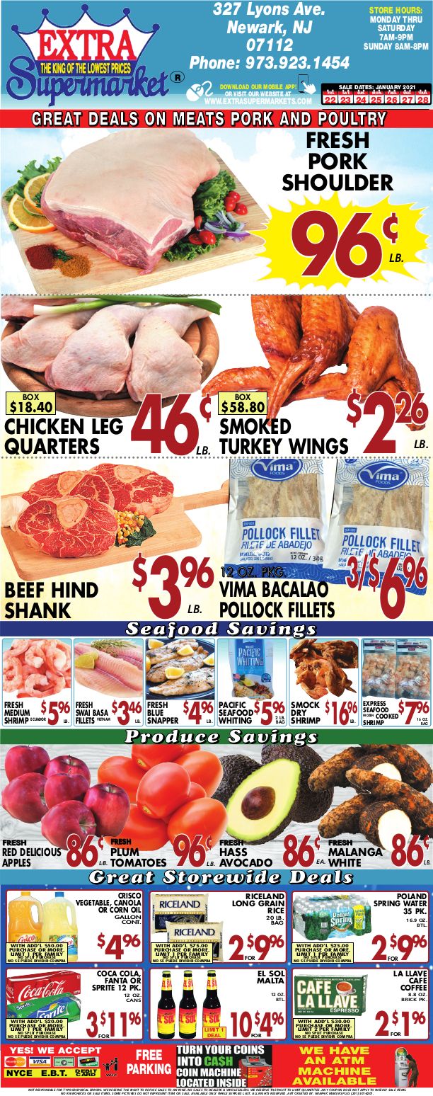 Extra Supermarket Weekly Ad Flyer January 22 to January 28, 2021