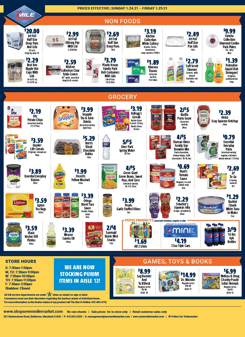 7 Mile Market Weekly Ad Flyer January 24 to January 29, 2021
