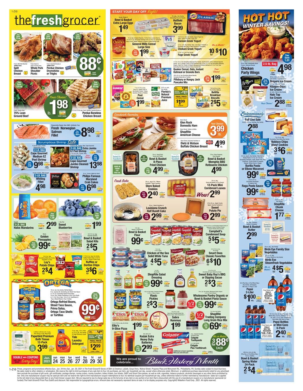 The Fresh Grocer Weekly Ad Flyer January 24 to January 30, 2021