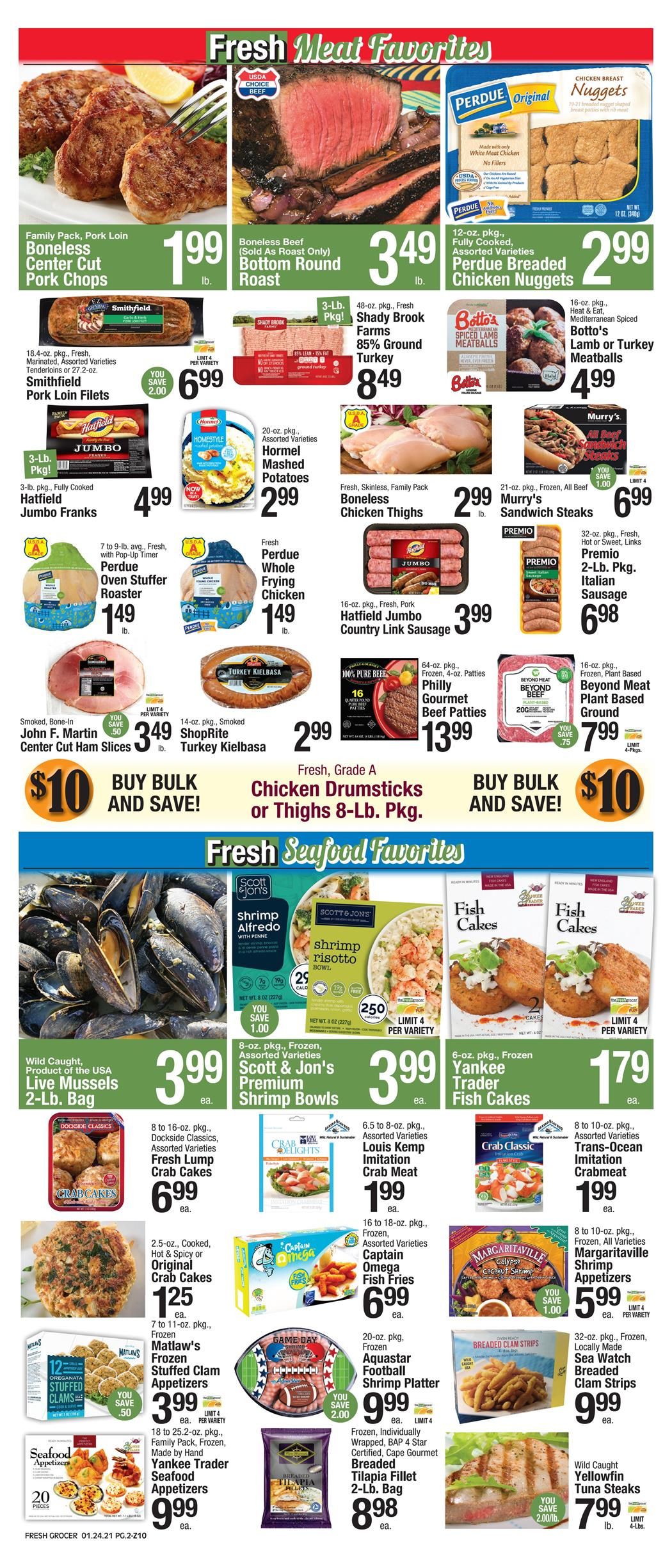 The Fresh Grocer Weekly Ad Flyer January 24 to January 30, 2021