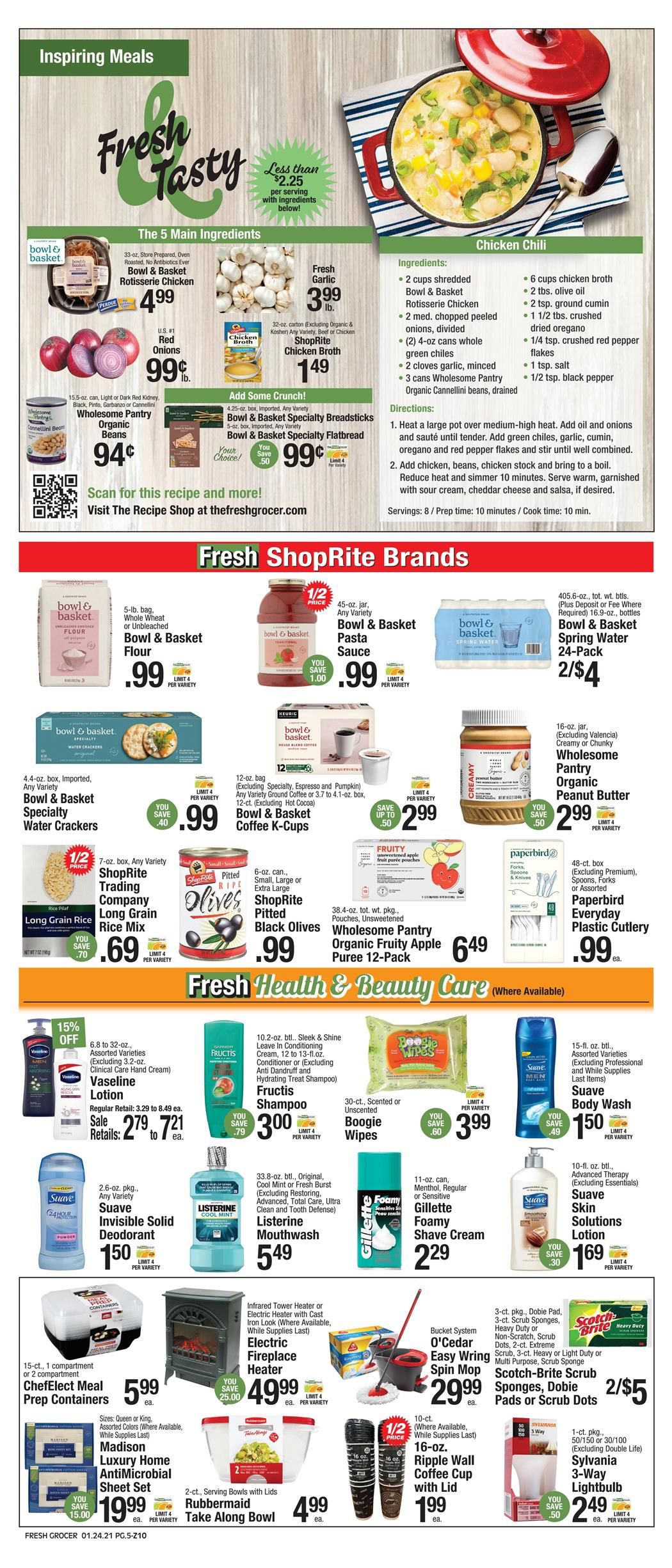 The Fresh Grocer Weekly Ad Flyer January 24 to January 30, 2021