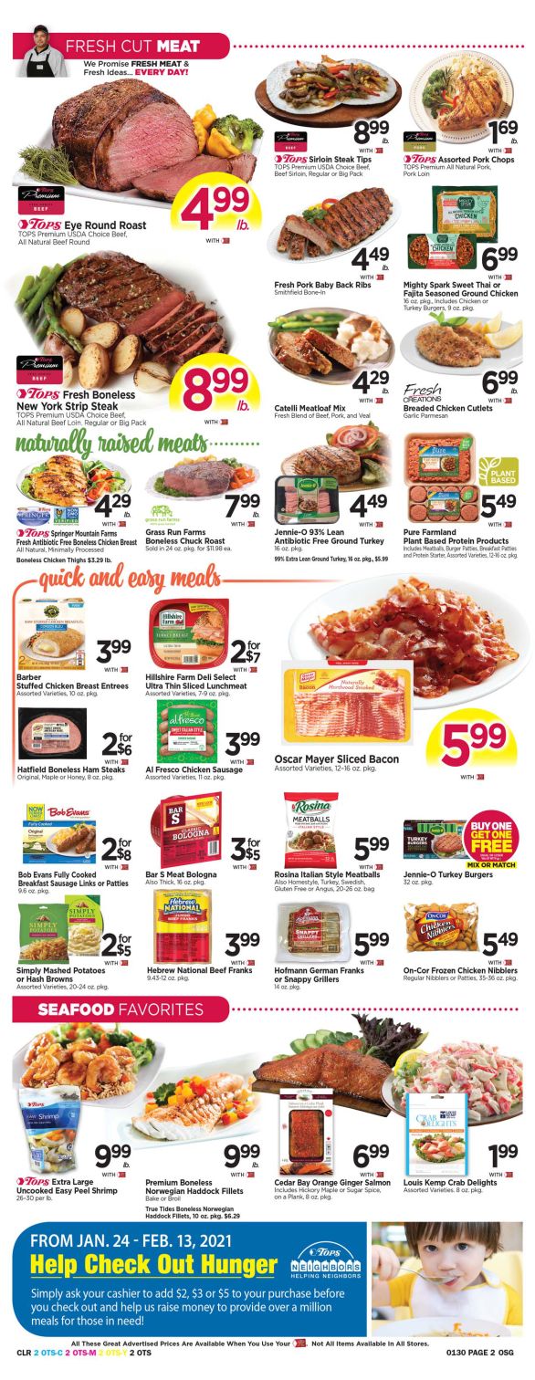 Tops Friendly Markets Weekly Ad Flyer January 24 to January 30, 2021