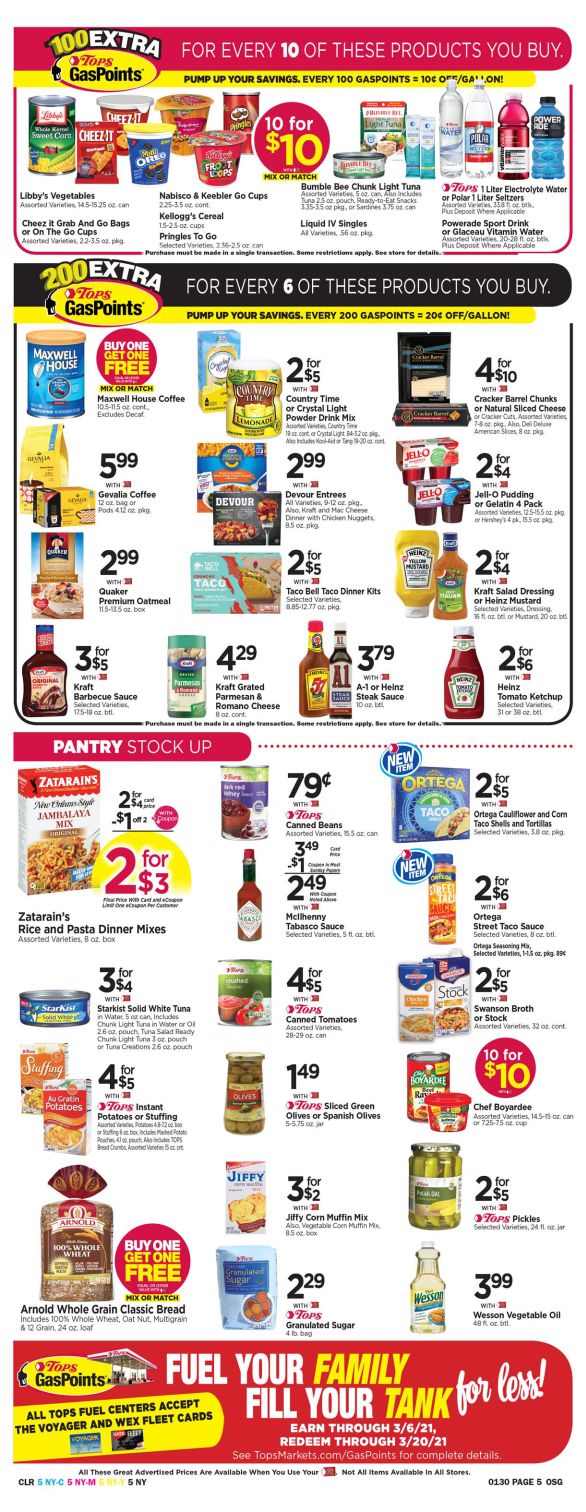 Tops Friendly Markets Weekly Ad Flyer January 24 to January 30, 2021