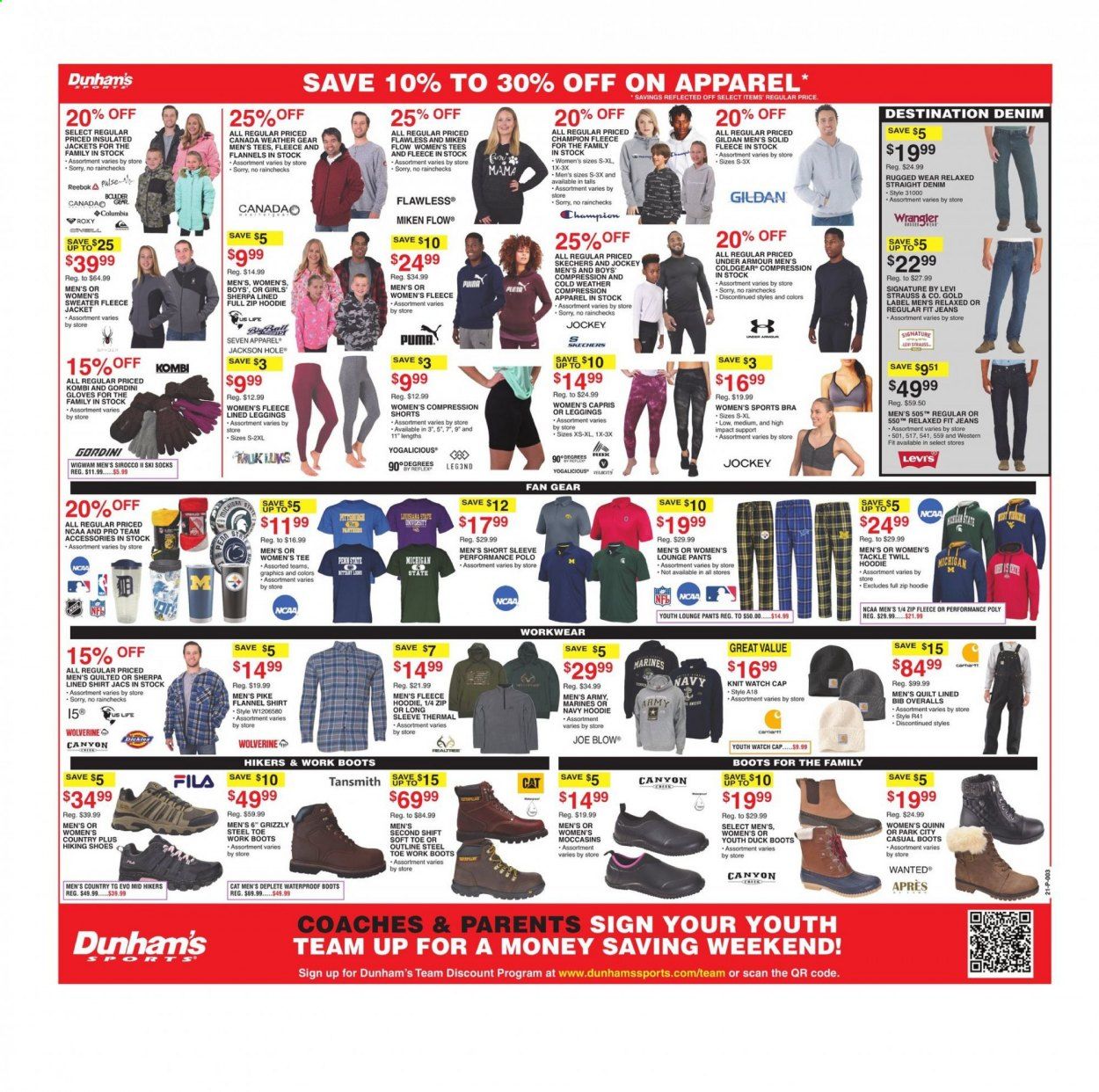Dunham's Sports Weekly Ad Flyer January 23 to January 28