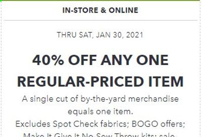 JOANN Weekly Ad Flyer January 24 to January 30
