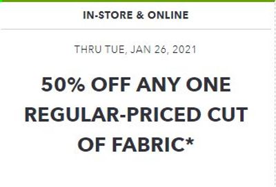 JOANN Weekly Ad Flyer January 24 to January 26