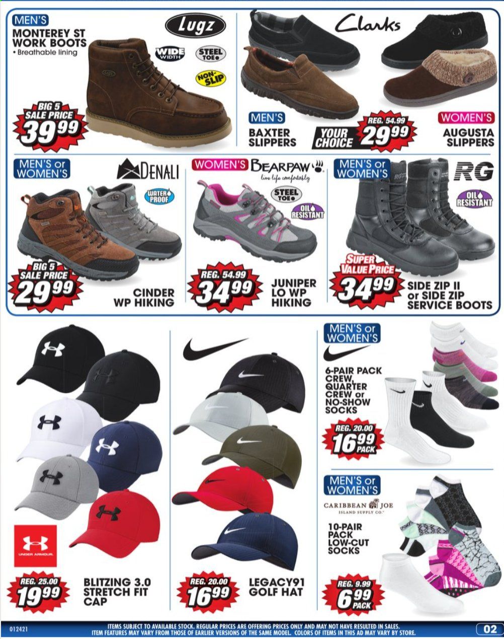 Big 5 Weekly Ad Flyer January 24 to January 30