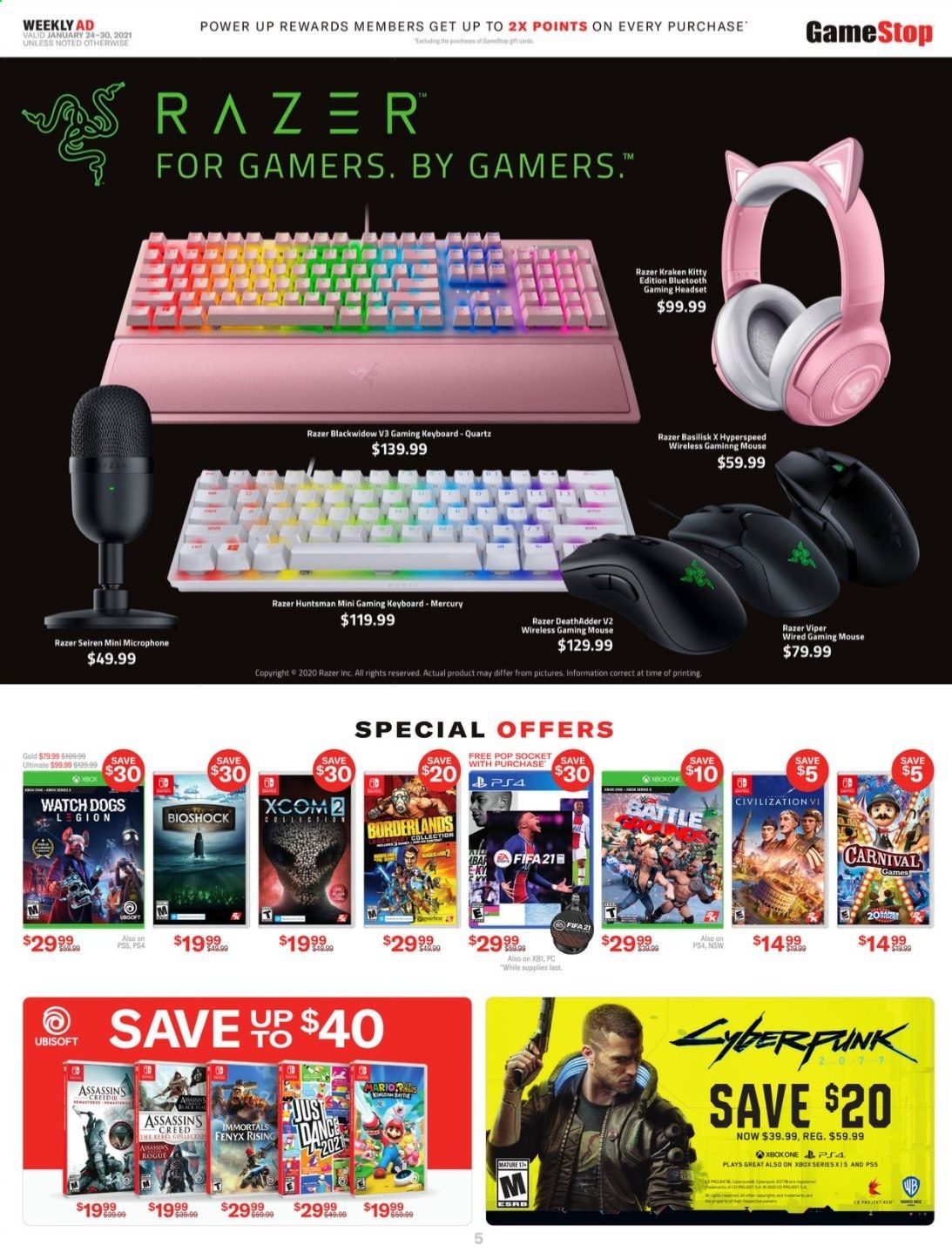 GameStop Weekly Ad Flyer January 24 to January 30