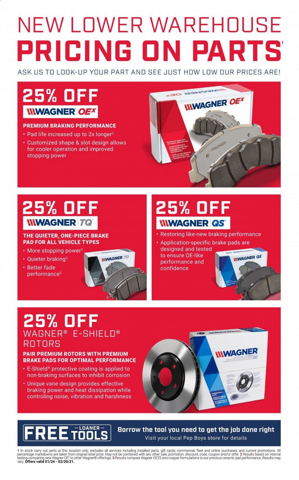 Pep Boys Weekly Ad Flyer January 24 to February 20