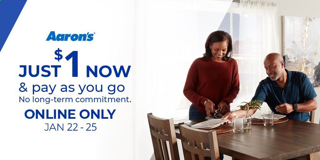 Aaron's Weekly Ad Flyer January 22 to January 25