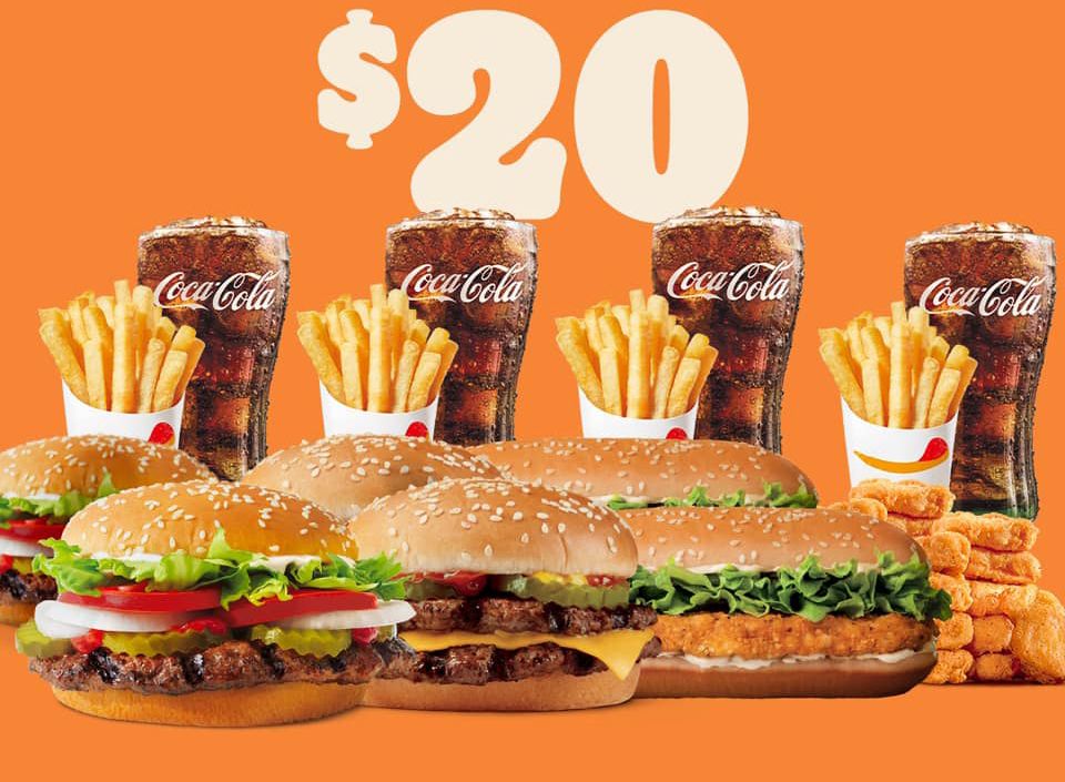 Burger King Introduces the Online or In-app $20 Ultimate Party Bundle with Burgers, Chicken Sandwiches, Fries & More Burger King Introduces the Online or In-app $20 Ultimate Party Bundle with Burgers, Chicken Sandwiches, Fries & More
