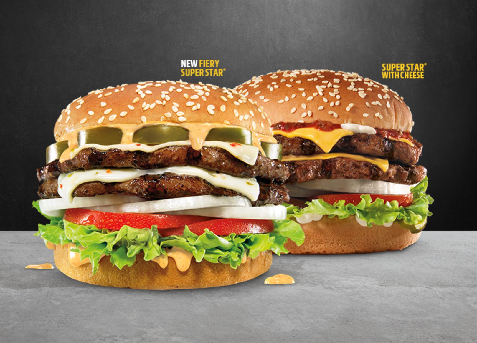 New Fiery Super Star Burger with Double the Cheese and Beef Lands at Hardee's for a Limited Time New Fiery Super Star Burger with Double the Cheese and Beef Lands at Hardee's for a Limited Time