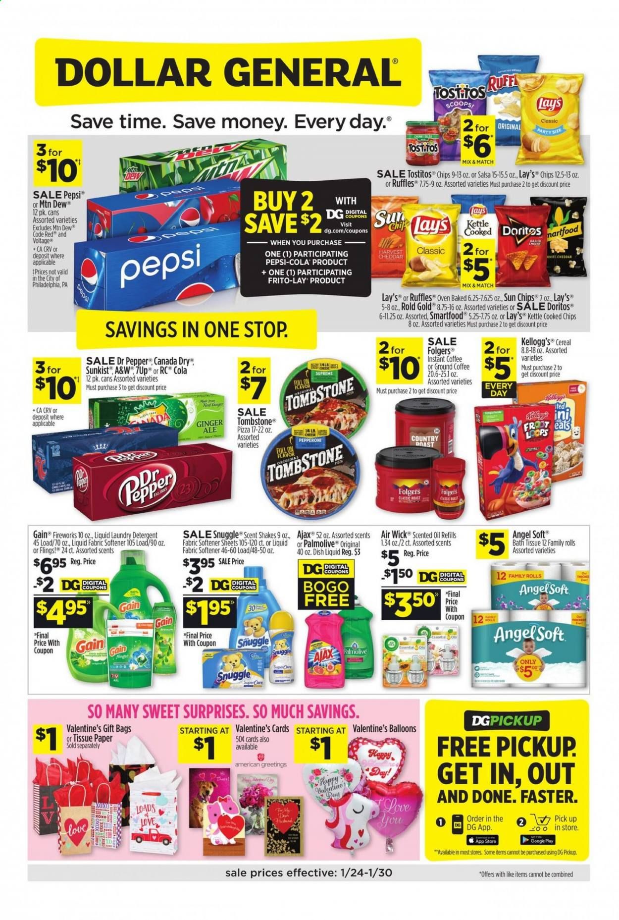 Dollar General (AZ, CO, NM, OR, TX, UT) Weekly Ad Flyer January 24 to January 30