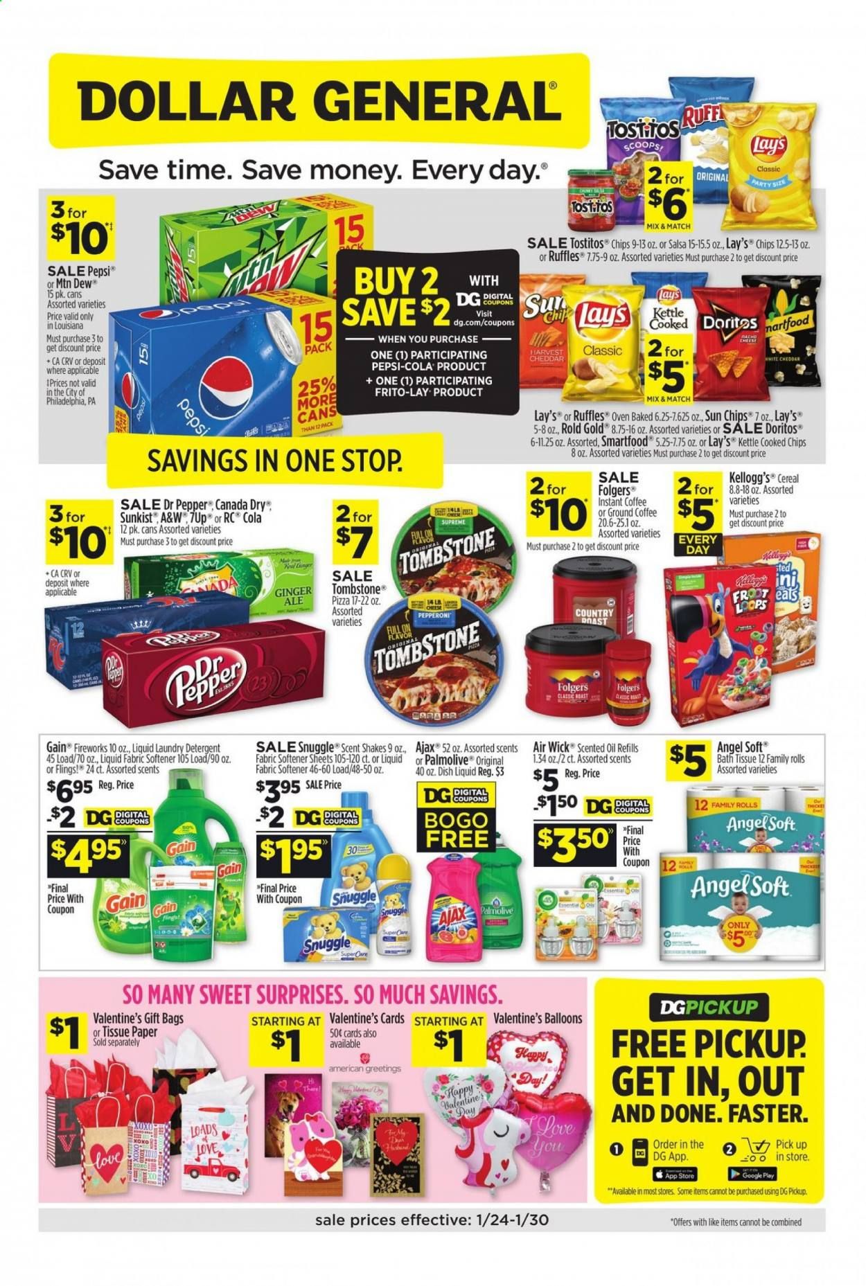 Dollar General (LA) Weekly Ad Flyer January 24 to January 30