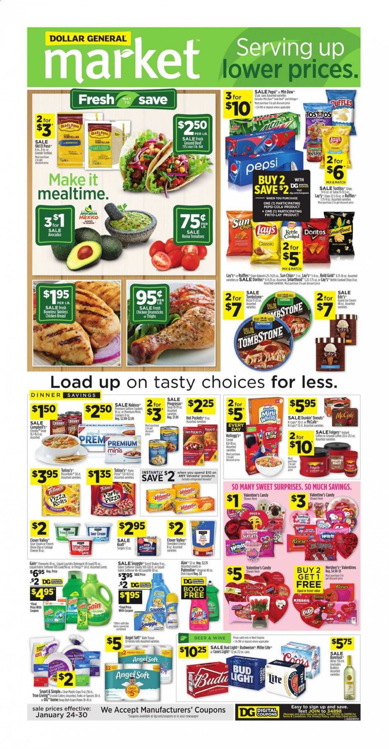Dollar General (WV) Weekly Ad Flyer January 24 to January 30