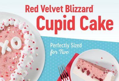 Dairy Queen Celebrates Love and Ice Cream with their New Valentine's Day Inspired Red Velvet Cupid Cake
