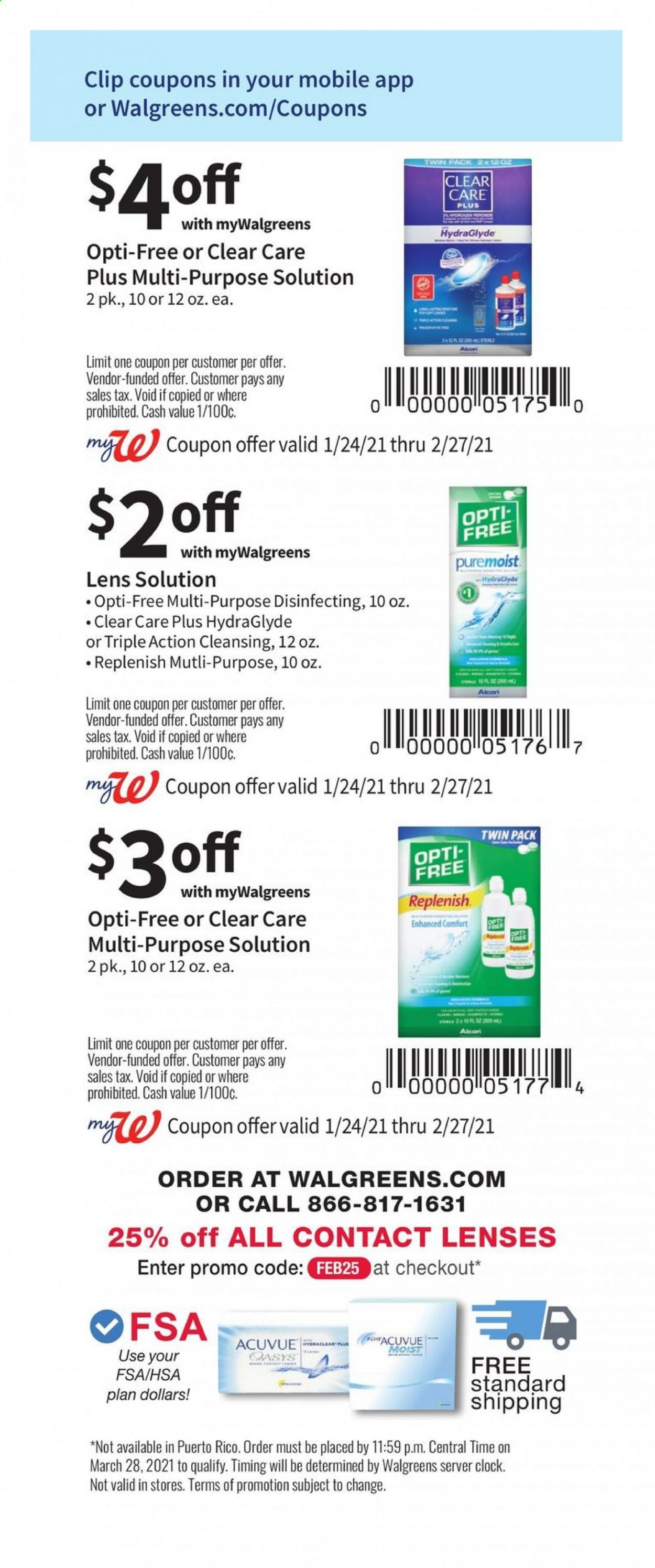 Walgreens Weekly Ad Flyer January 24 to February 27