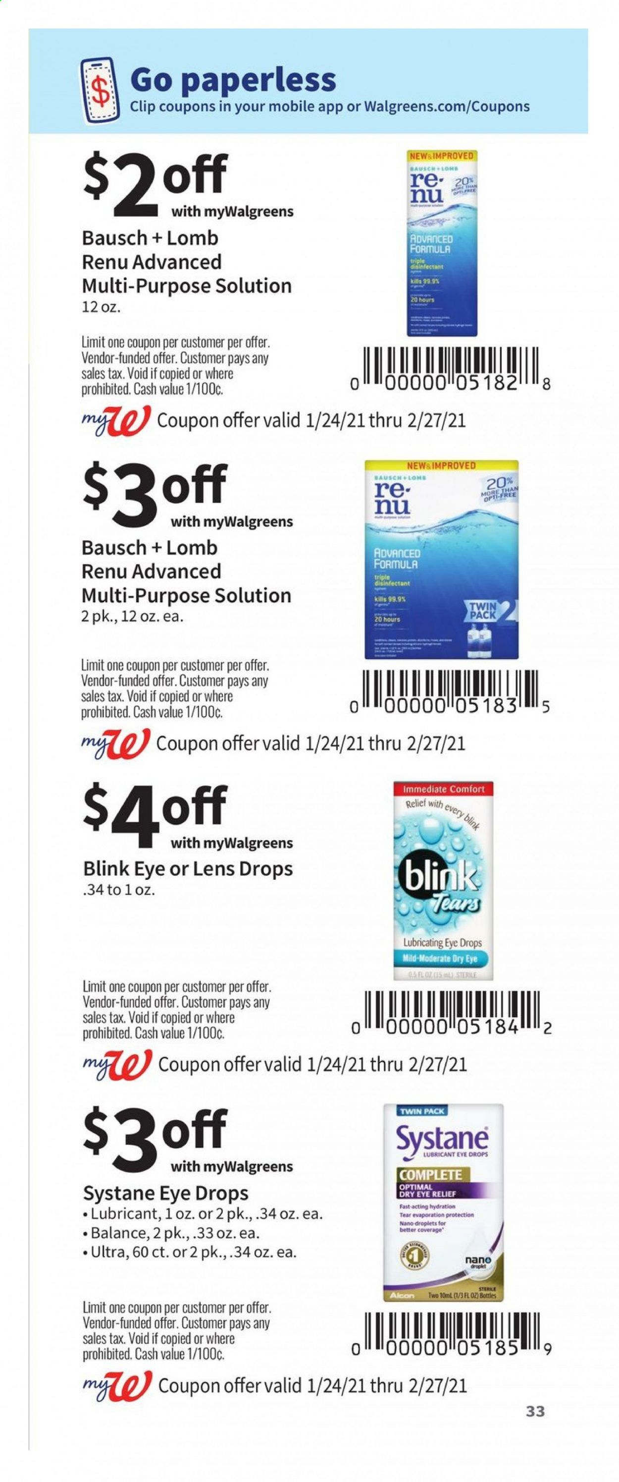 Walgreens Weekly Ad Flyer January 24 to February 27