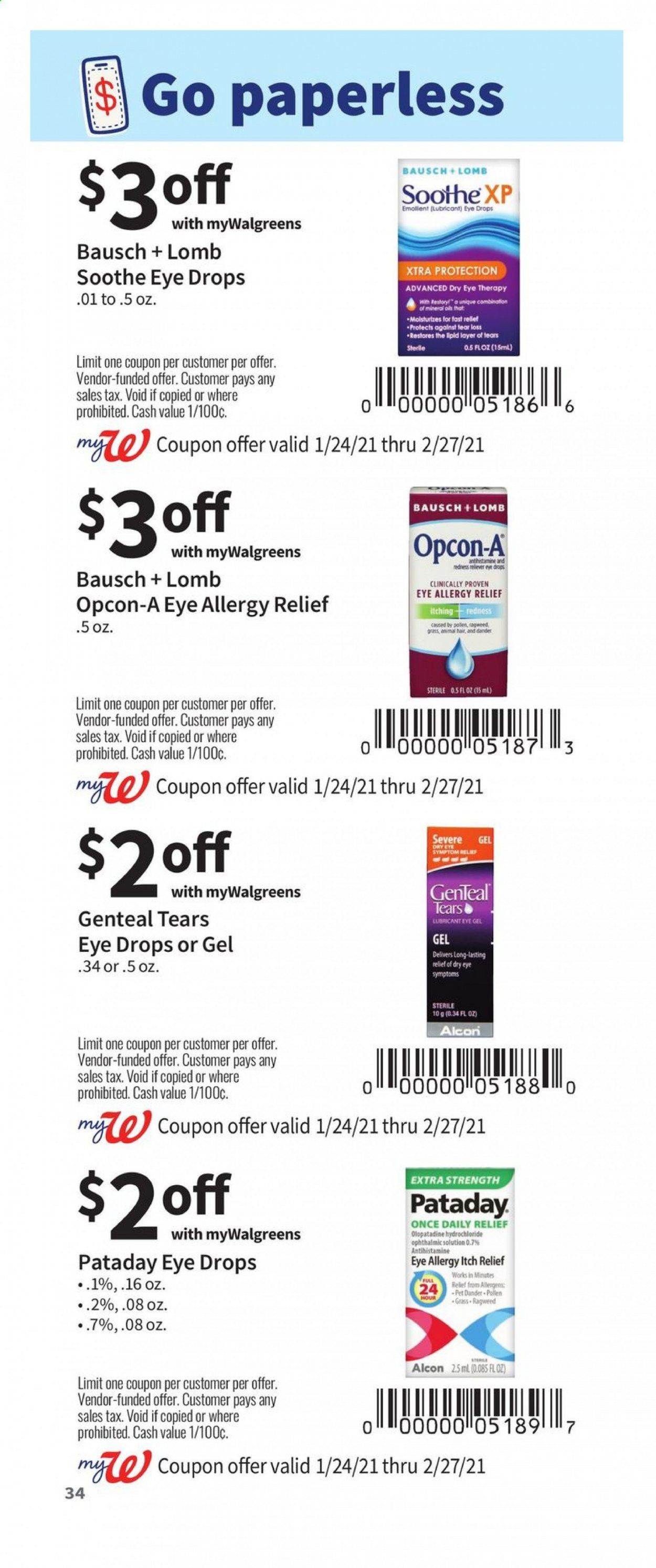 Walgreens Weekly Ad Flyer January 24 to February 27