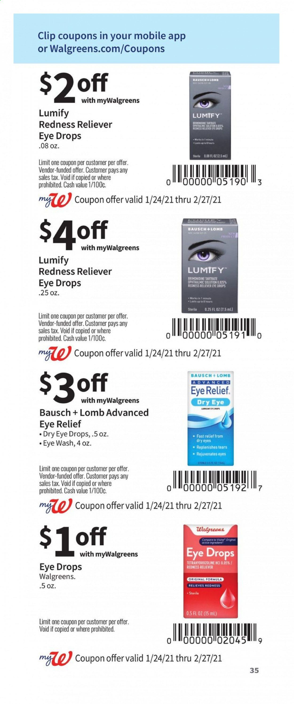 Walgreens Weekly Ad Flyer January 24 to February 27