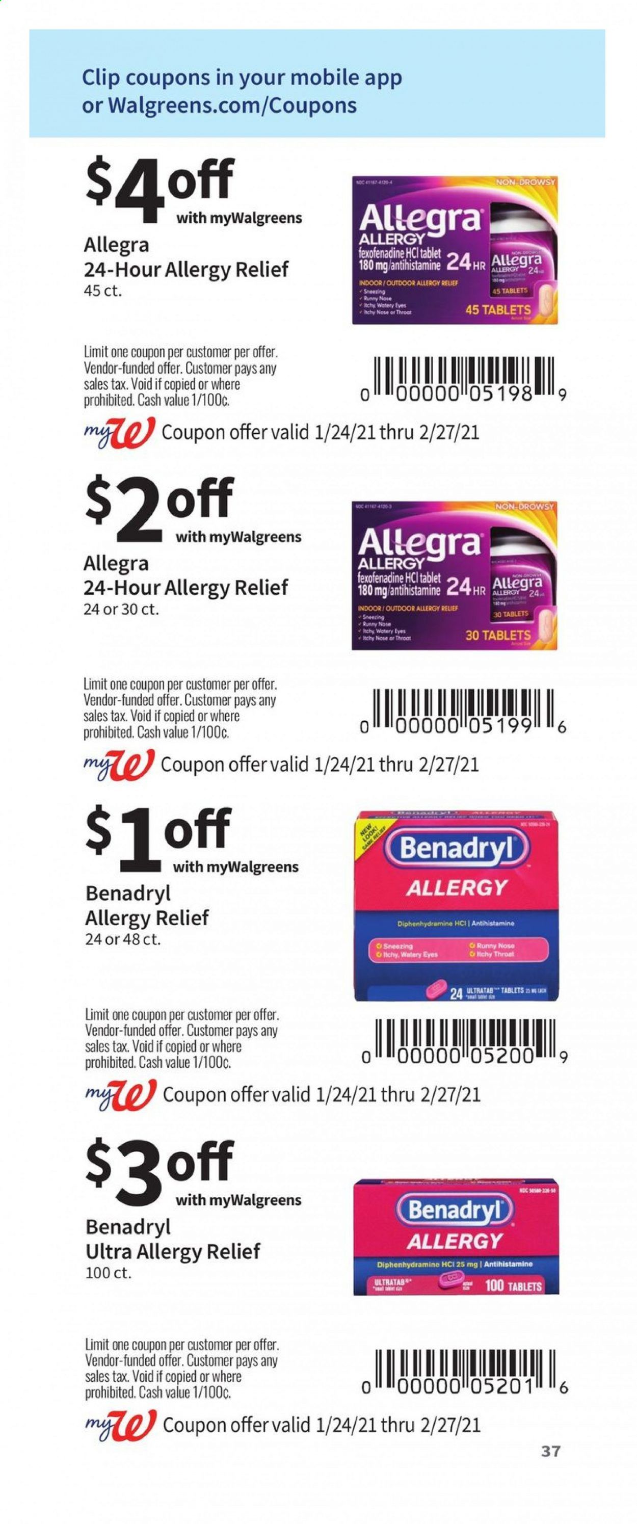 Walgreens Weekly Ad Flyer January 24 to February 27
