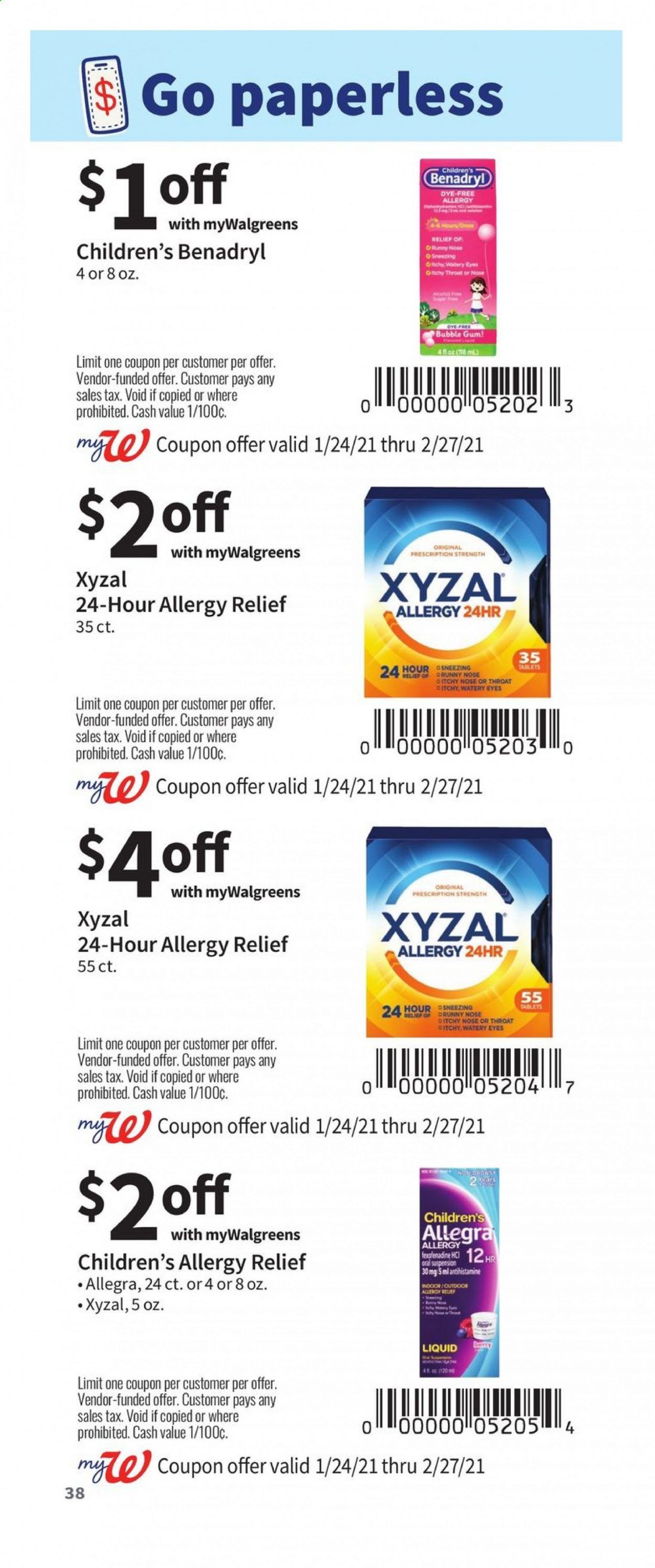 Walgreens Weekly Ad Flyer January 24 to February 27