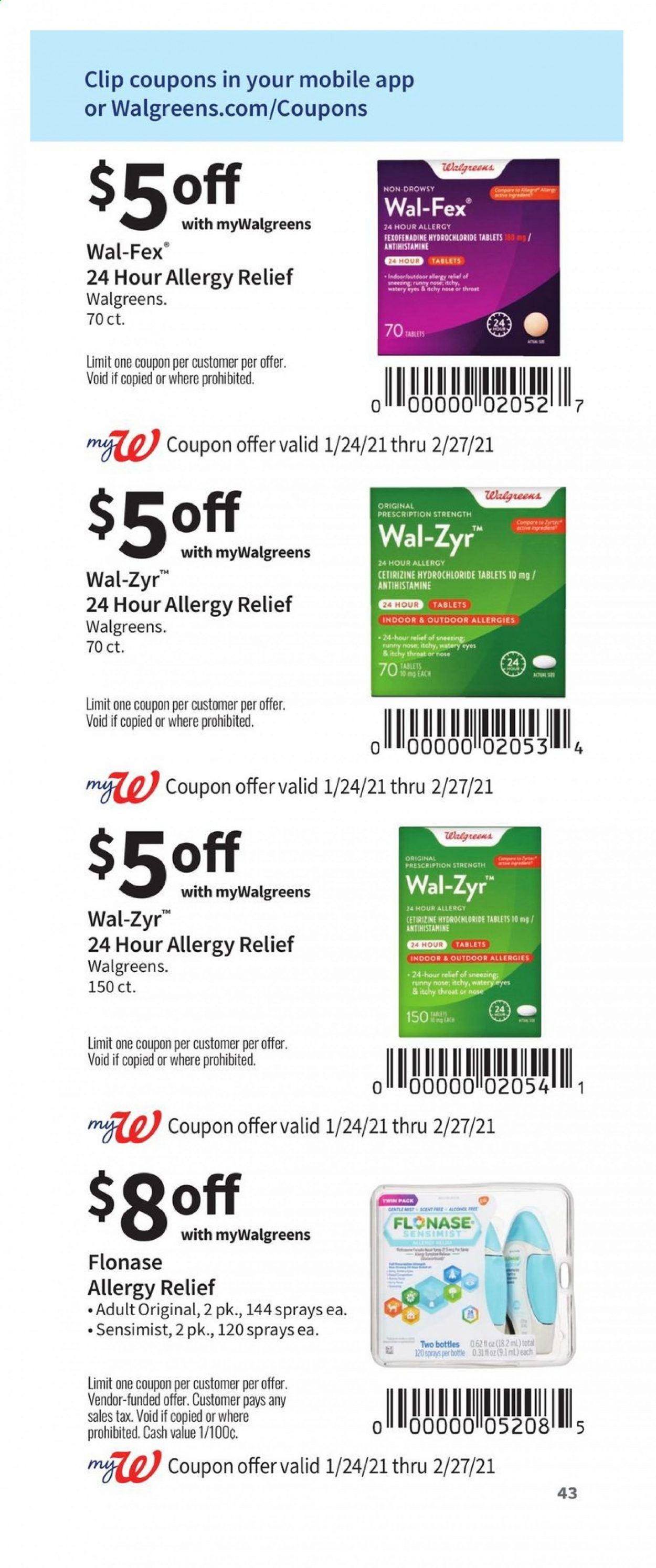 Walgreens Weekly Ad Flyer January 24 to February 27