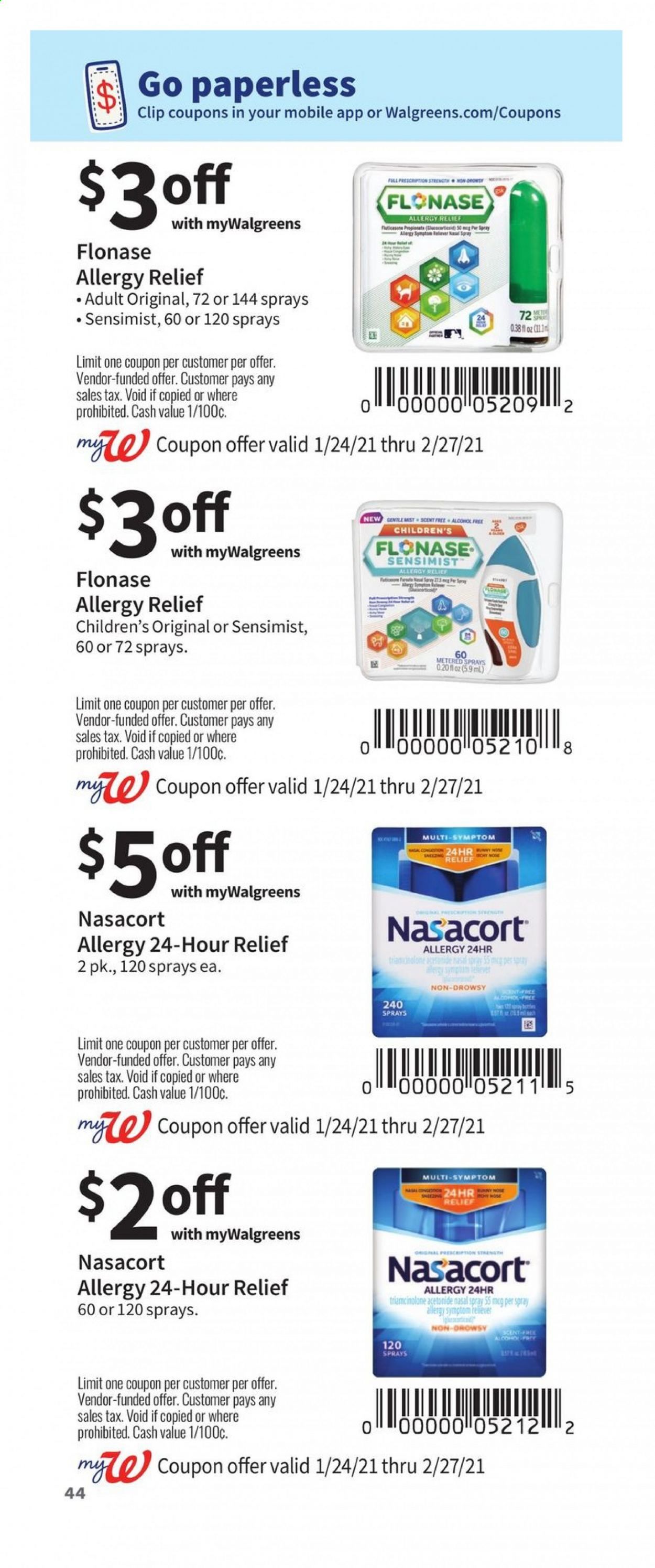Walgreens Weekly Ad Flyer January 24 to February 27