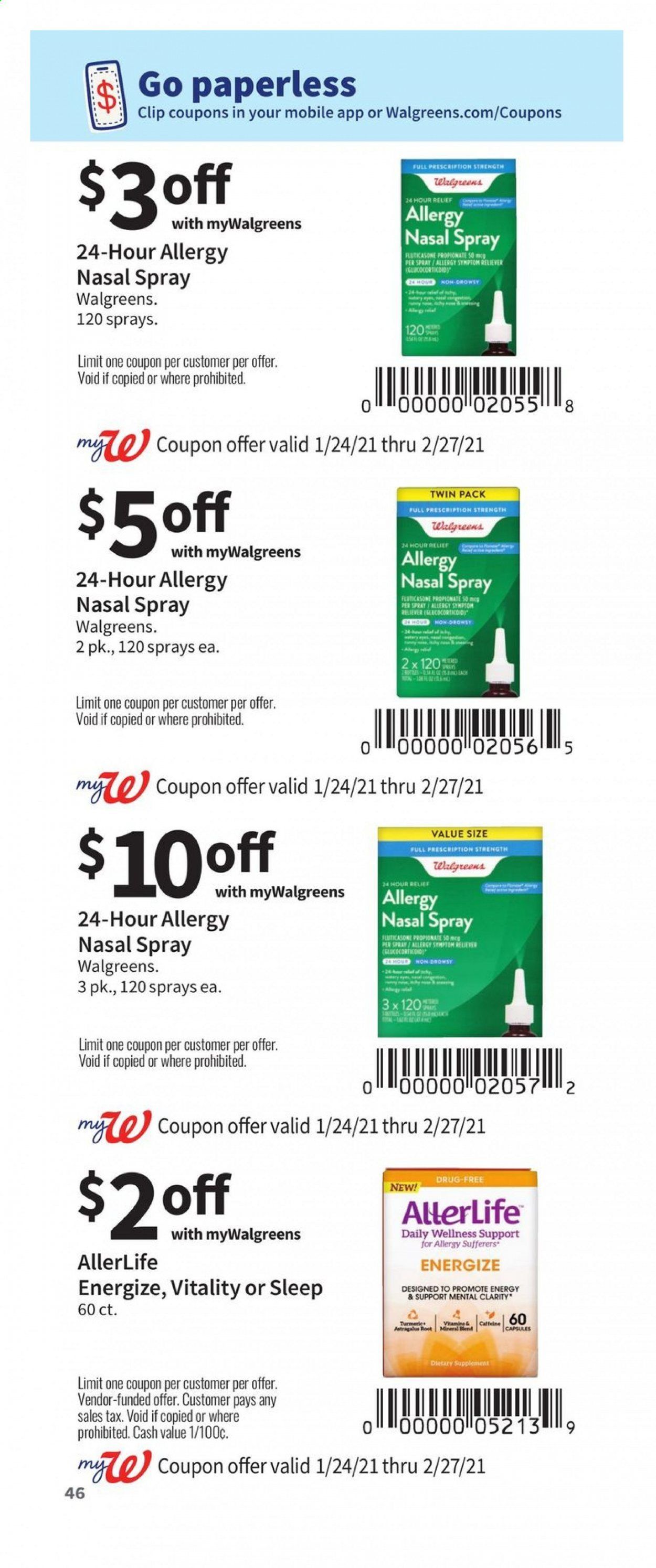 Walgreens Weekly Ad Flyer January 24 to February 27