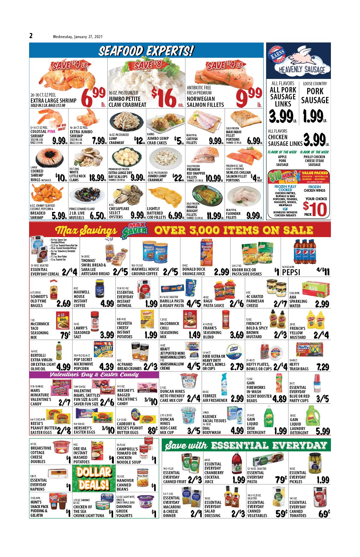 Karns Quality Foods Weekly Ad Flyer January 26 to February 1, 2021