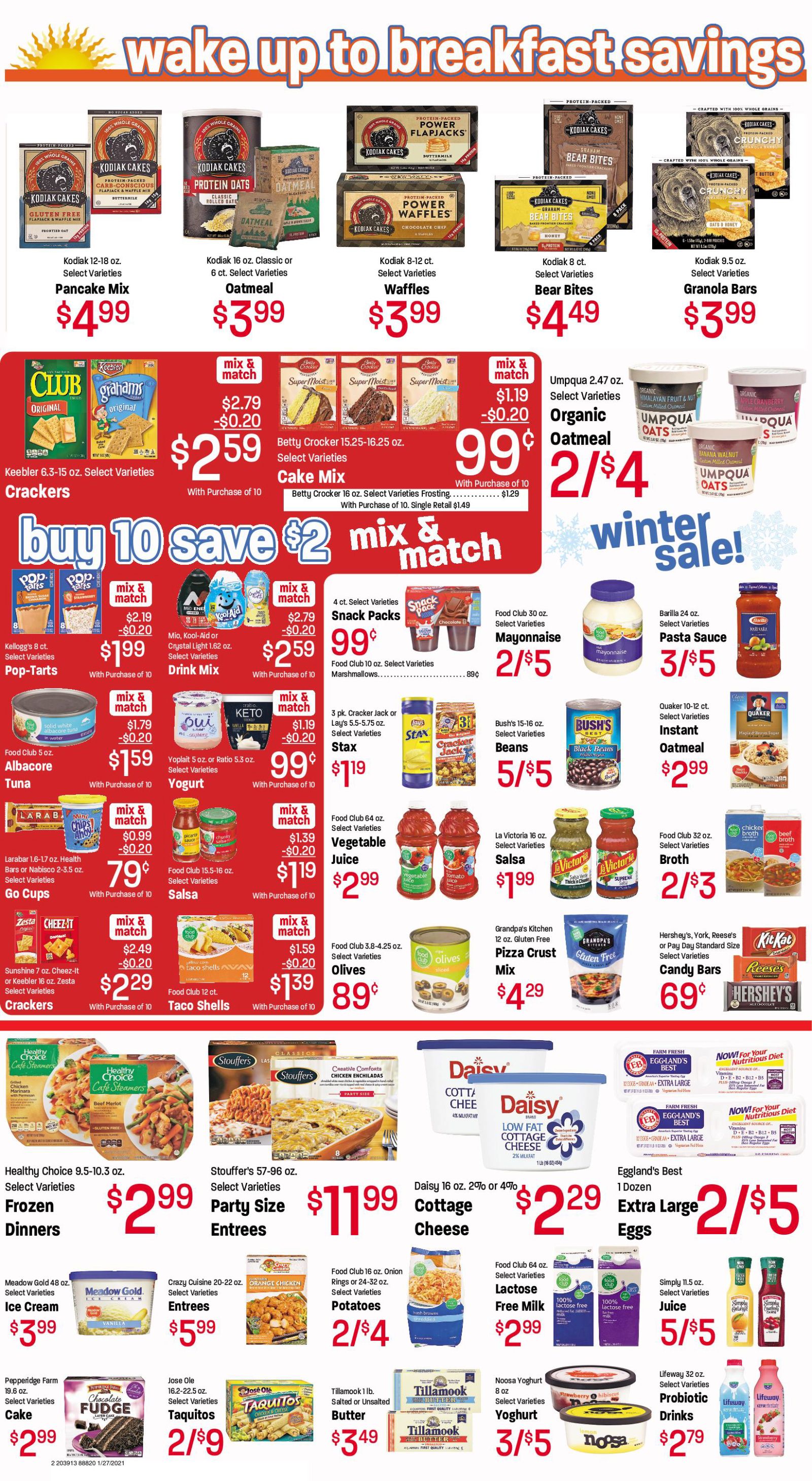 Ridley's Family Market Weekly Ad Flyer January 26 to February 1, 2021