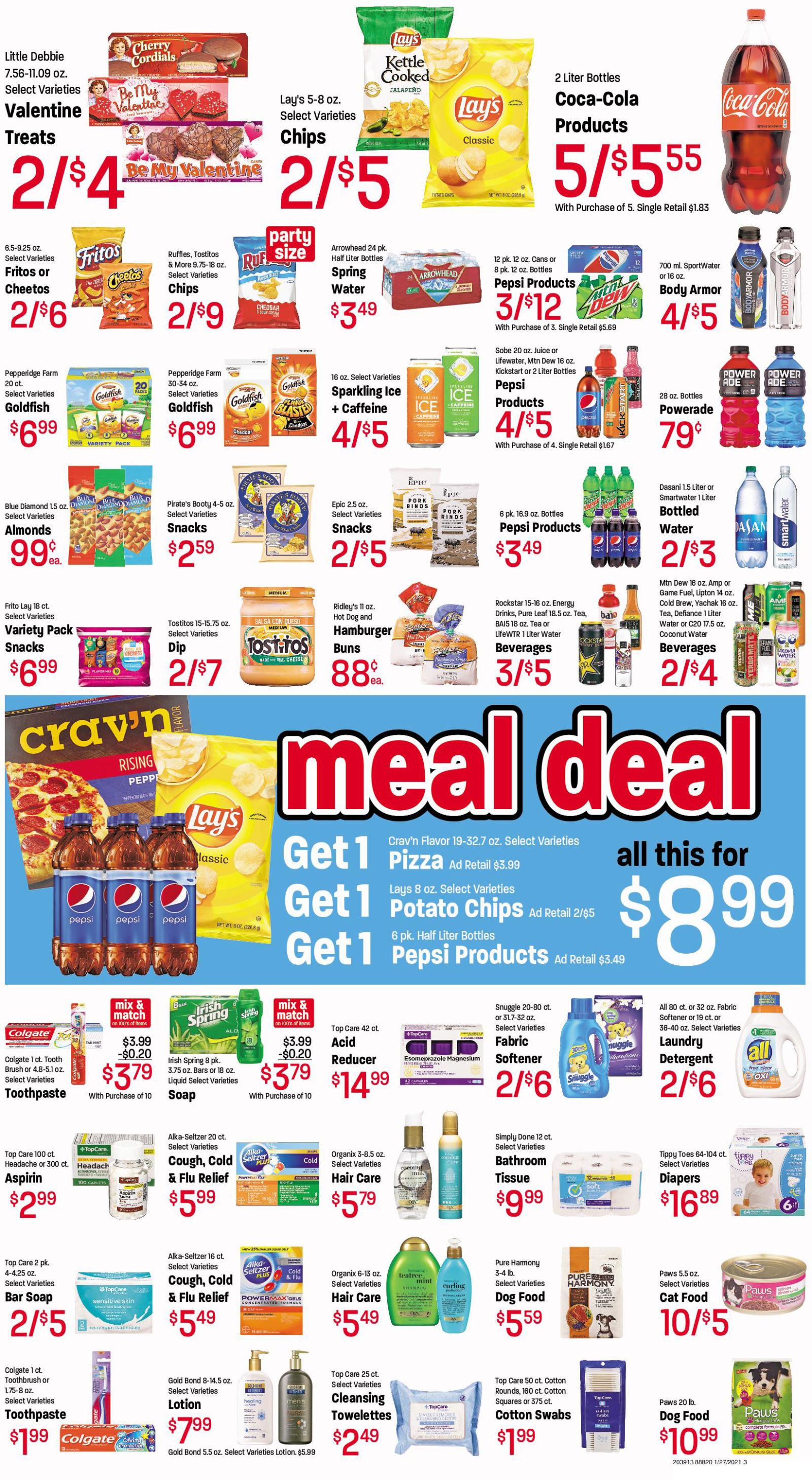 Ridley's Family Market Weekly Ad Flyer January 26 to February 1, 2021