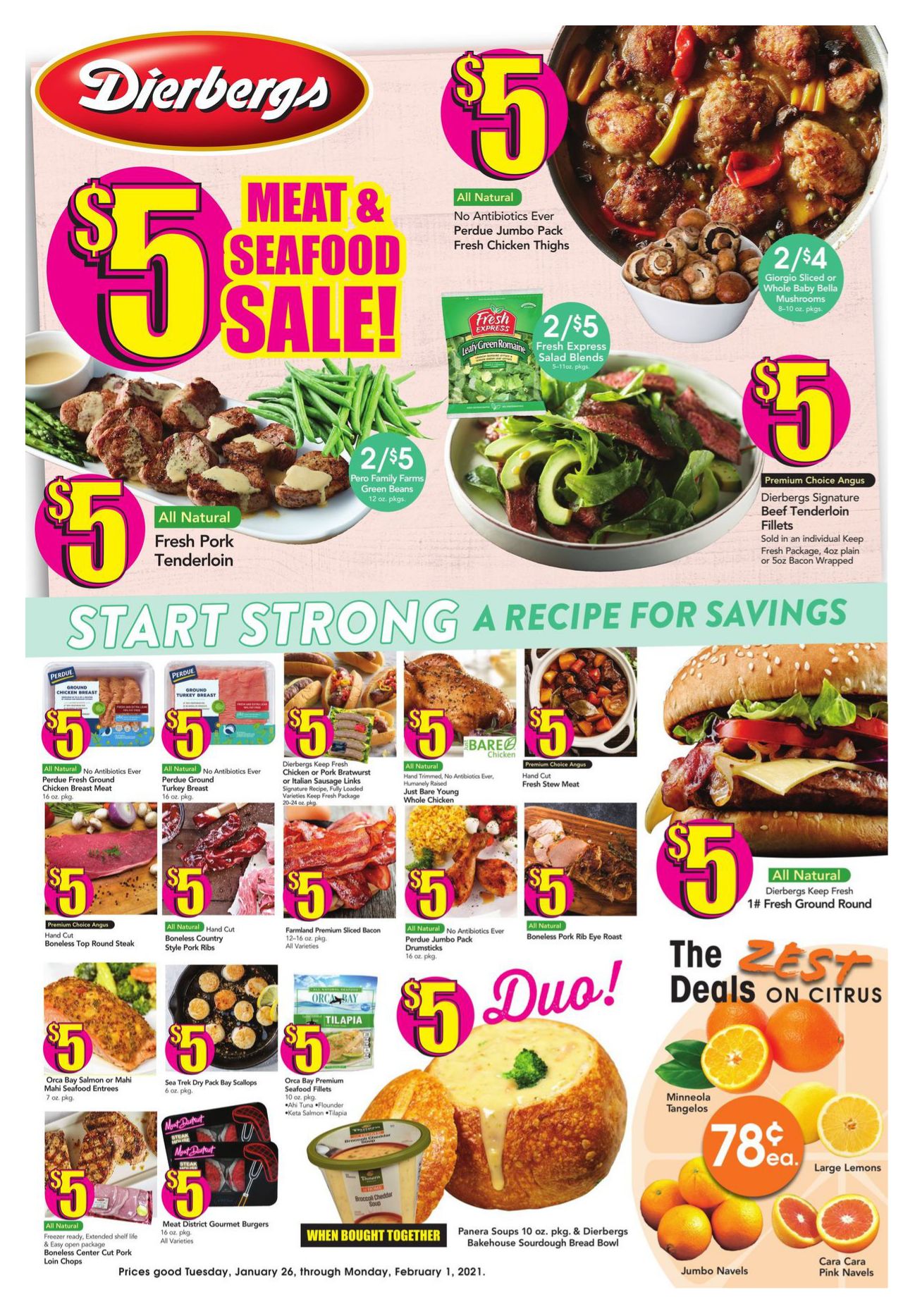 Dierbergs Weekly Ad Flyer January 26 to February 1, 2021