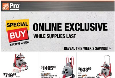 The Home Depot Weekly Ad Flyer January 25 to February 1