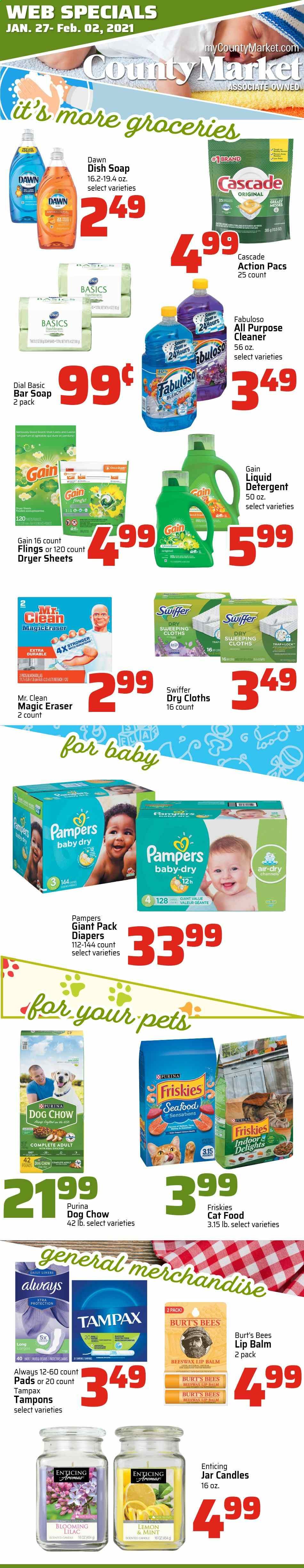 County Market Weekly Ad Flyer January 27 to February 2