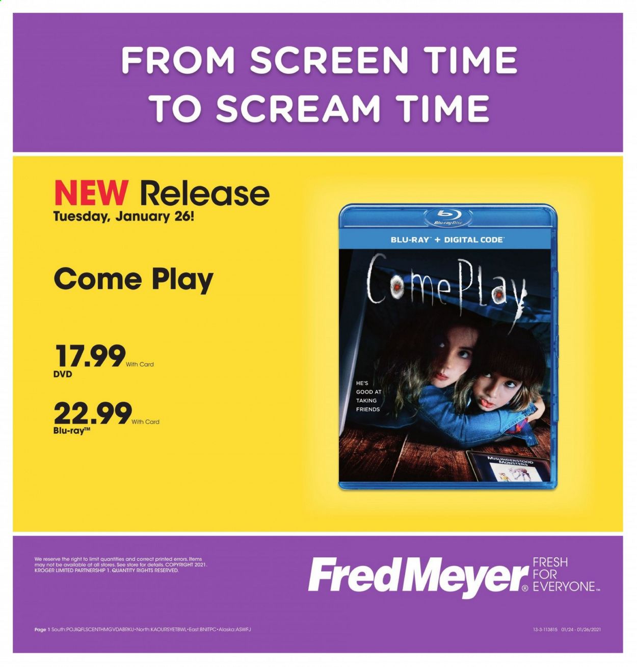 Fred Meyer Weekly Ad Flyer January 26 to January 26