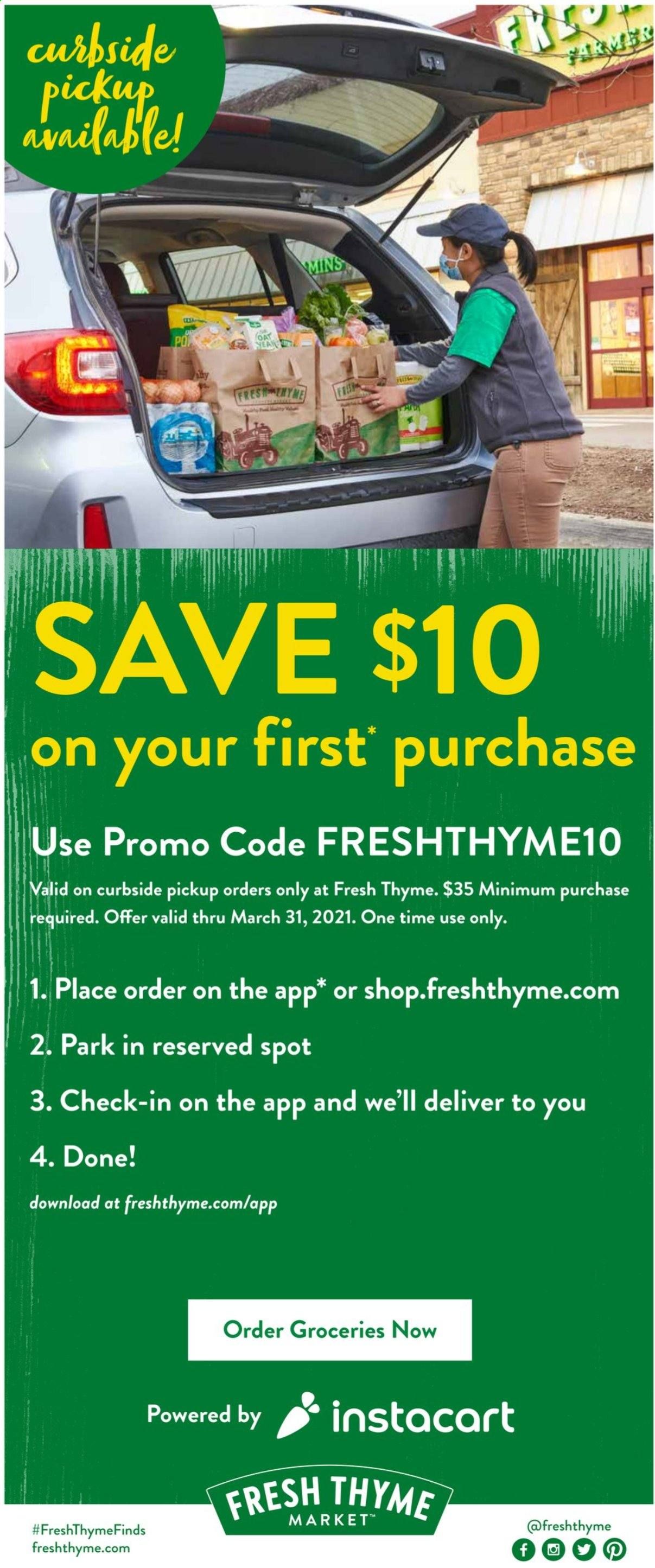 Fresh Thyme Weekly Ad Flyer January 27 to February 2