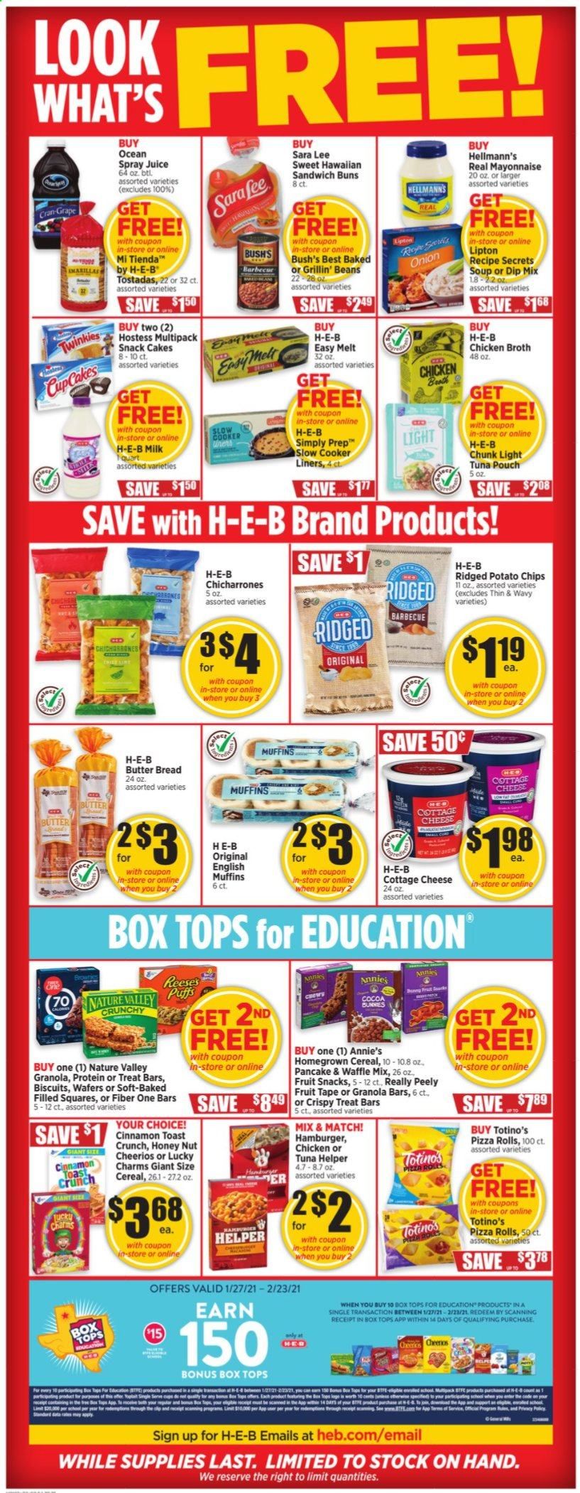 H-E-B (TX) Weekly Ad Flyer January 27 to February 2