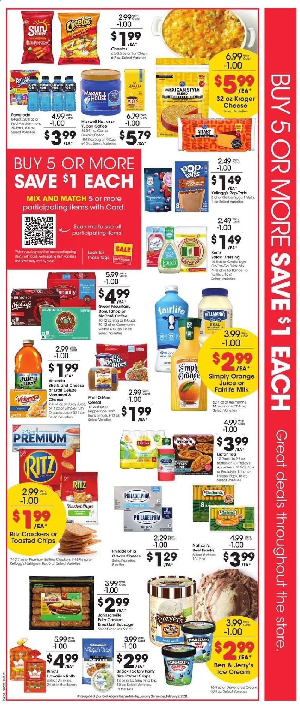 Kroger (GA, IL, LA, MI, OK, SC, TN, TX, VA) Weekly Ad Flyer January 27 to February 2
