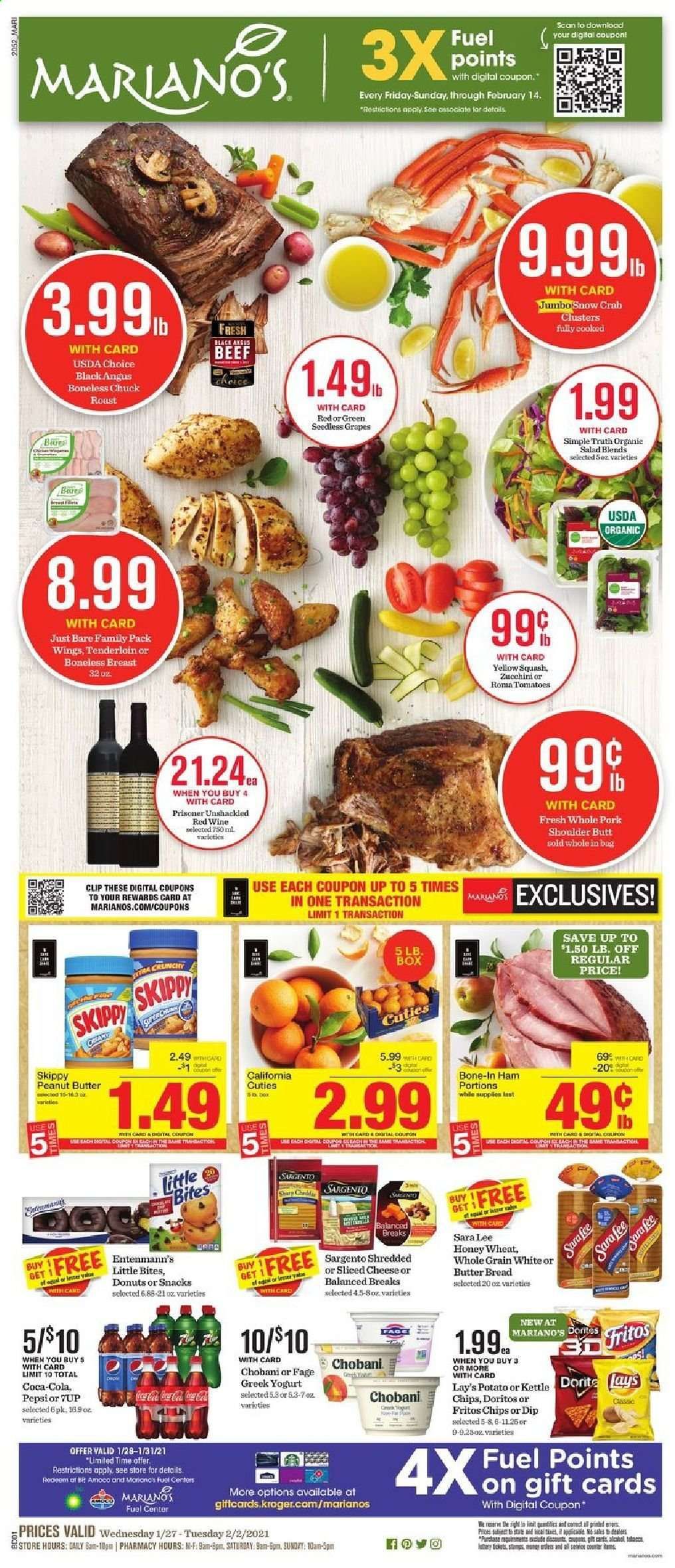 Mariano’s Weekly Ad Flyer January 27 to February 2