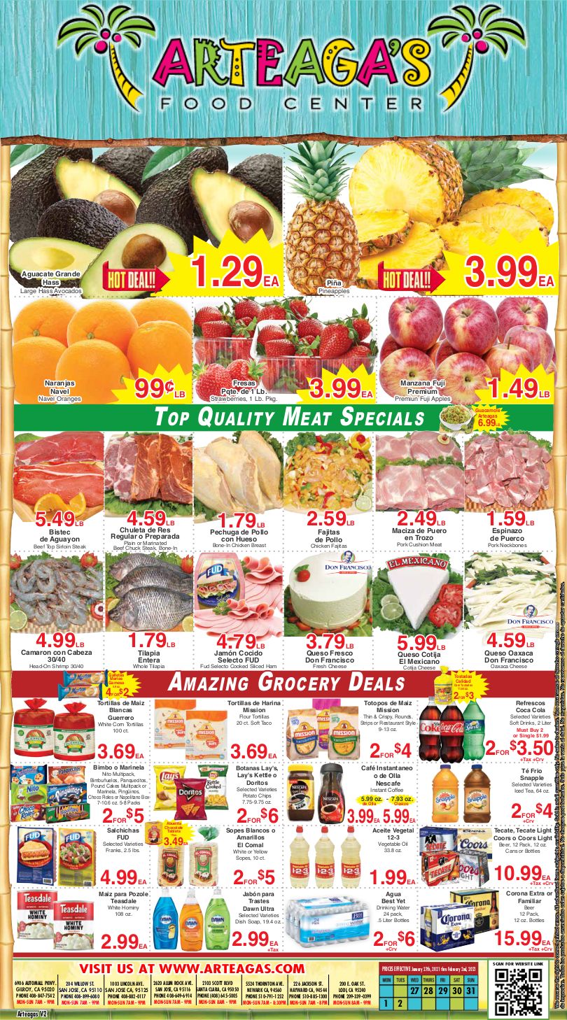 Artega's Weekly Ad Flyer January 27 to February 2, 2021