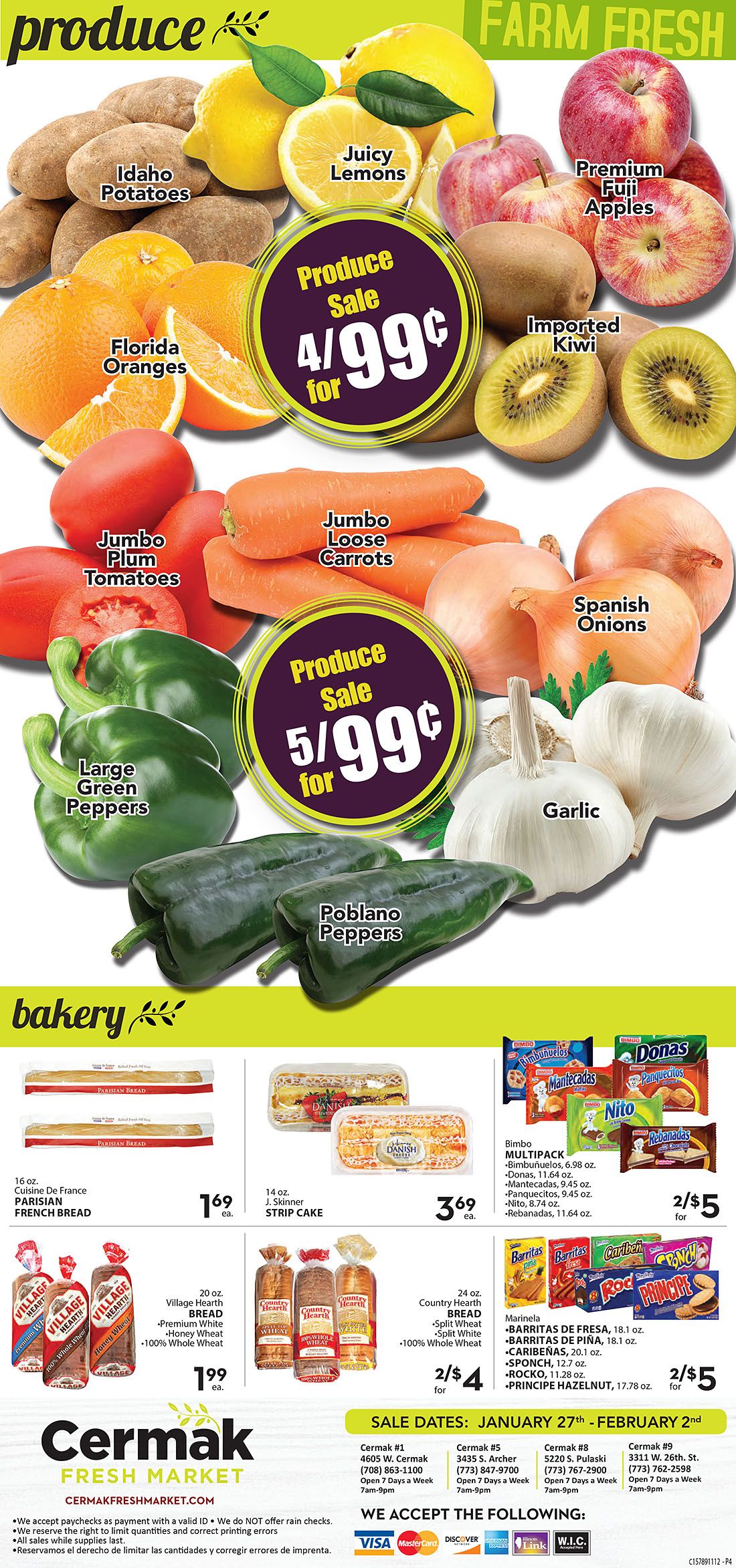 Cermak Fresh Market (IL) Weekly Ad Flyer January 27 to February 2, 2021
