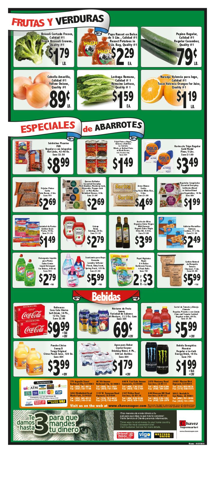 Chavez Weekly Ad Flyer January 27 to February 2, 2021