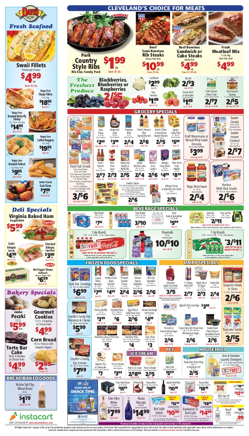 Dave's Markets Weekly Ad Flyer January 27 to February 2, 2021